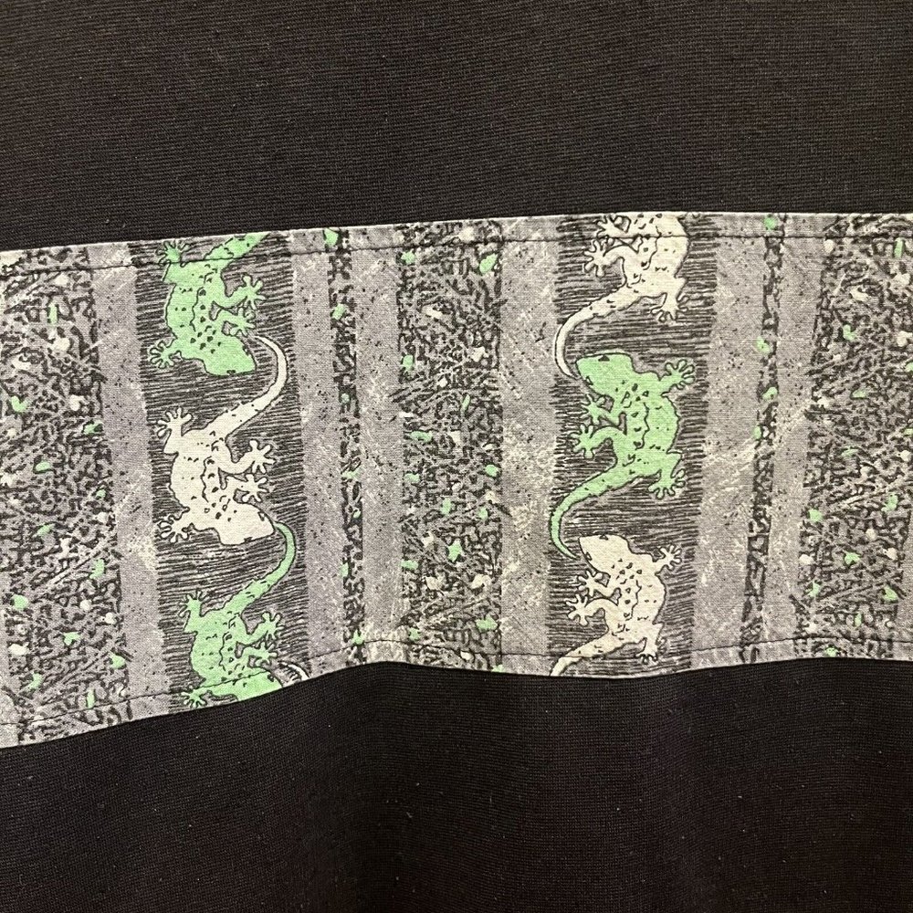 Vintage 90’s  Reebesse Sportswear Gecko Shirt Beach Large - Picture 2 of 8